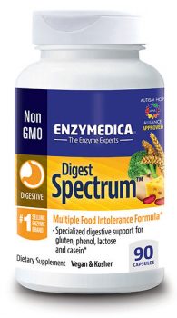 Digest Spectrum Multiple Food Intolerance Formula from Enzymedica