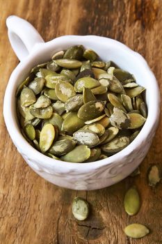 Pumpkin Seeds in a Cup