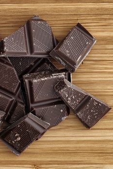 Dark chocoate squares