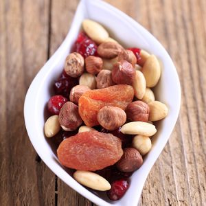 dried fruit and nuts