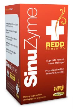 sinuzyme for sinus drainage from Redd Remedies